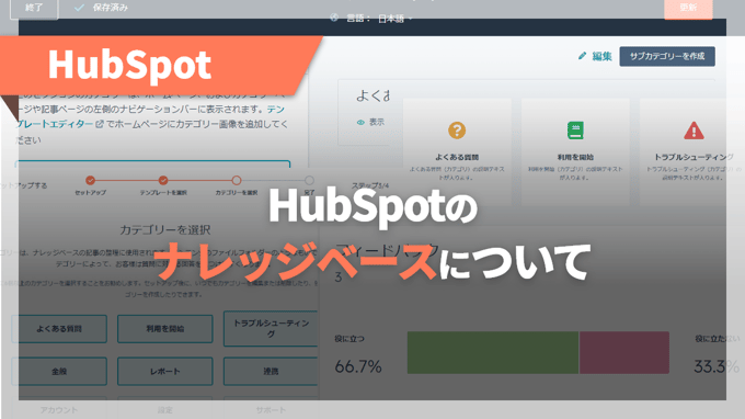 HubSpotのナレッジベースについて