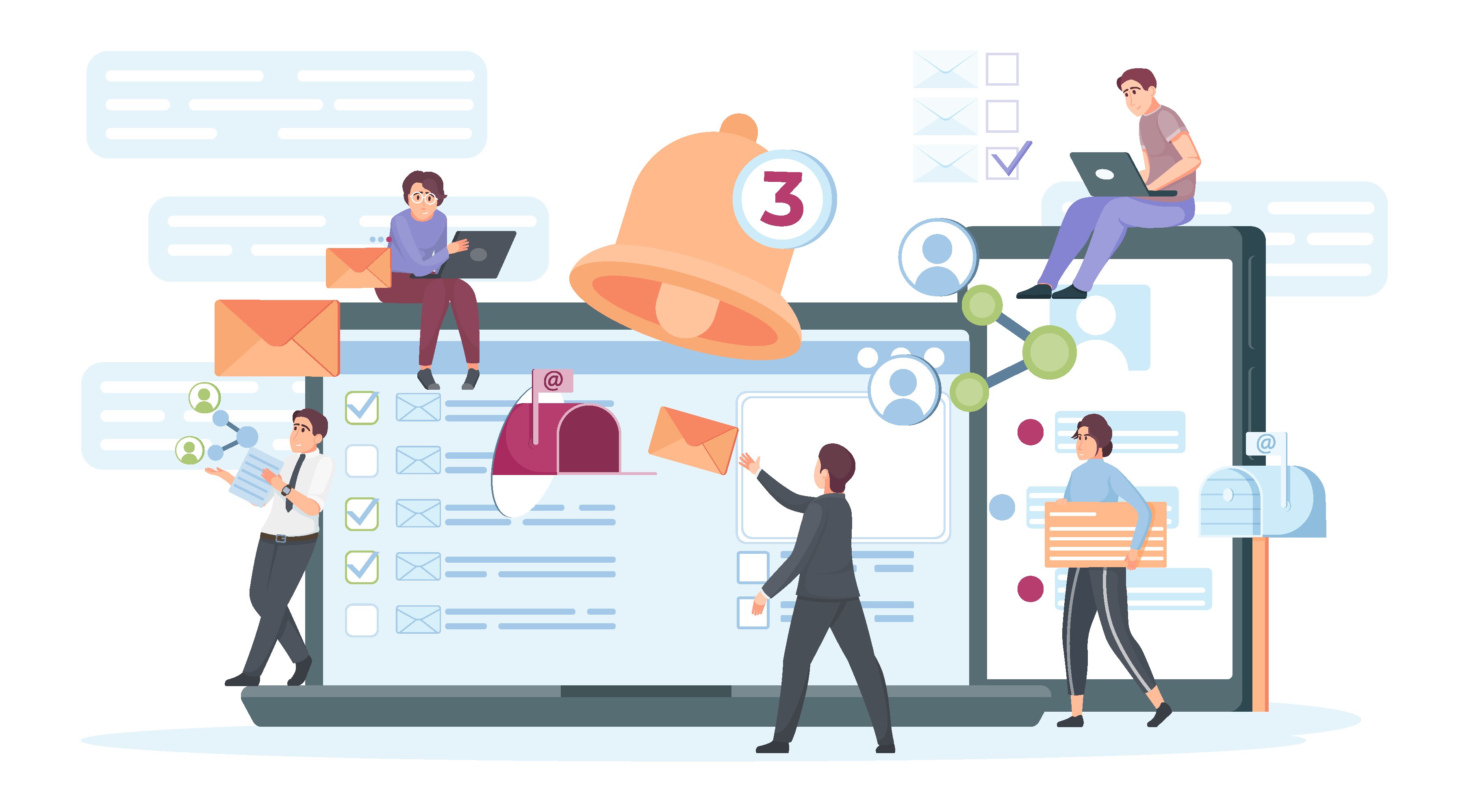 31643863_2205.i511.014.S.m009.c13.email marketing flat illustration